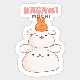 Kagami Mochi Bun Sticker